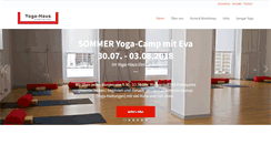 Desktop Screenshot of das-yogahaus.de